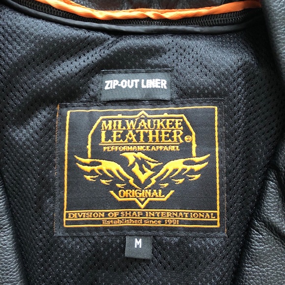 NWOT genuine leather motorcycle jacket - Picture 6 of 9